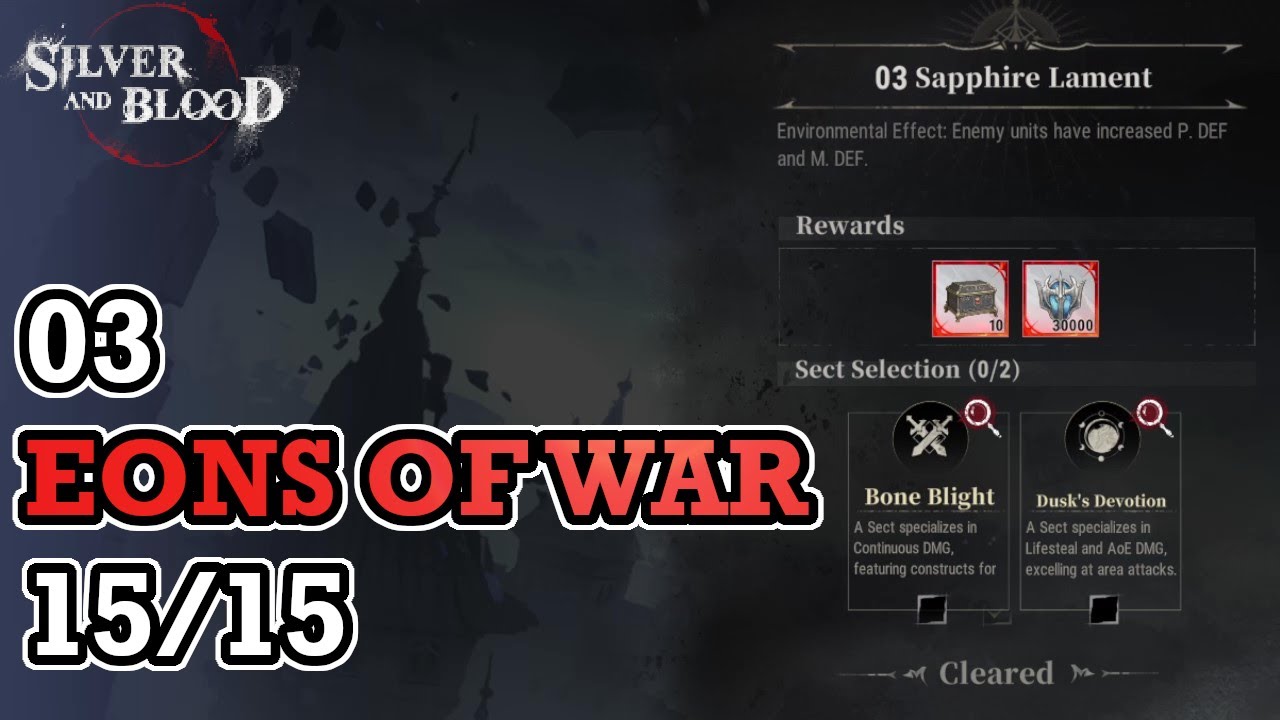 Eons of War 03 - 15/15 - Silver and Blood