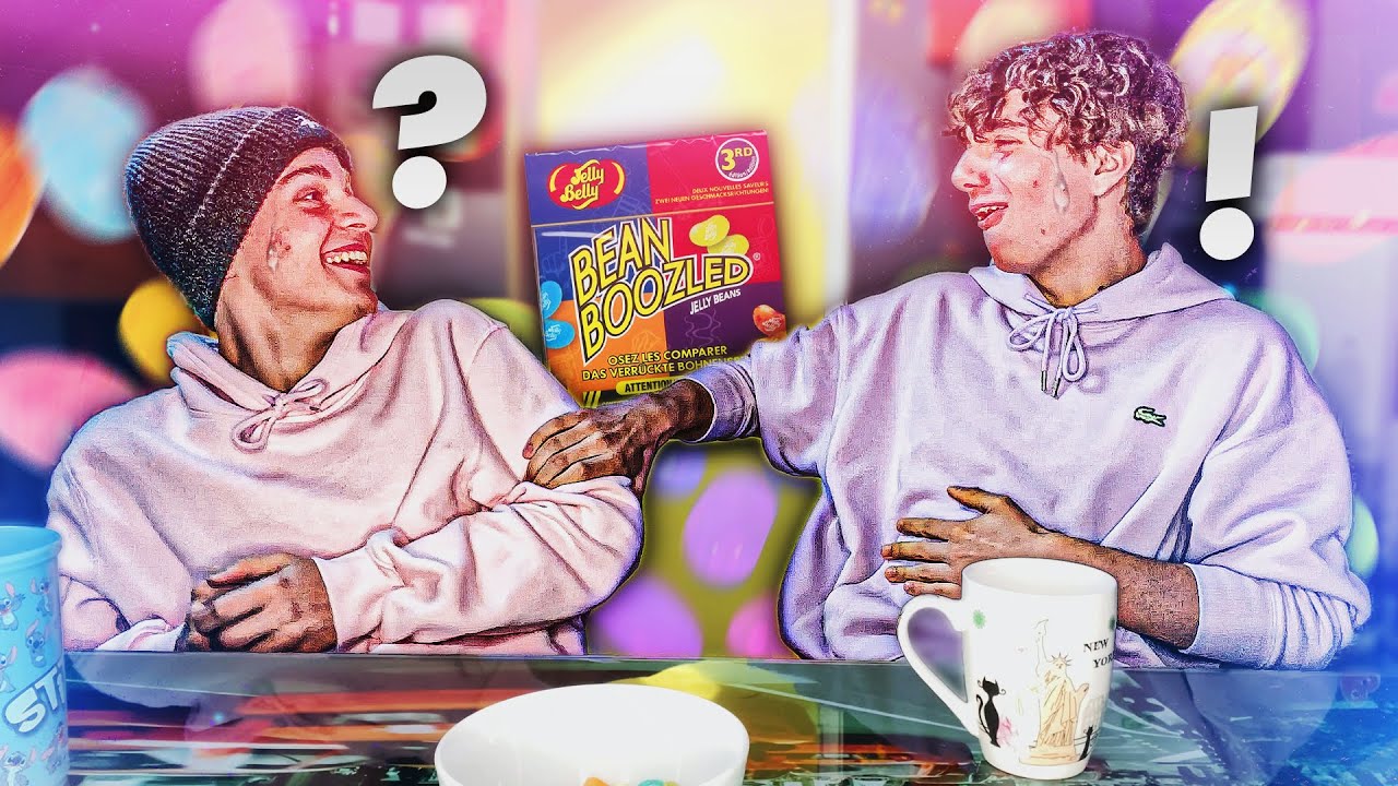 JELLY BELLY CHALLENGE w/mon frère 🤮😭 | YESMONGA