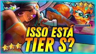 NOVA COMPOSIÇÃO NO TOPO DO META?! EMBALOS NO ESPAÇO REROLL! | Teamfight Tactics Patch 17.4c
