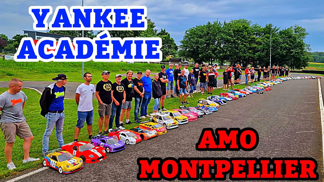 Yankee Académie à l'AMO Montpellier 2026 1/10, 1/8, 1/5 et 1/4 sur la piste (15/02/26)