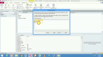 Using the Lookup Wizard Data Type to enter data in Microsoft Access
