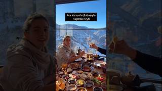 Taşacak Bu Deniz Elenisi,Ava Yaman Tatilde Bile Kuymak Yedi