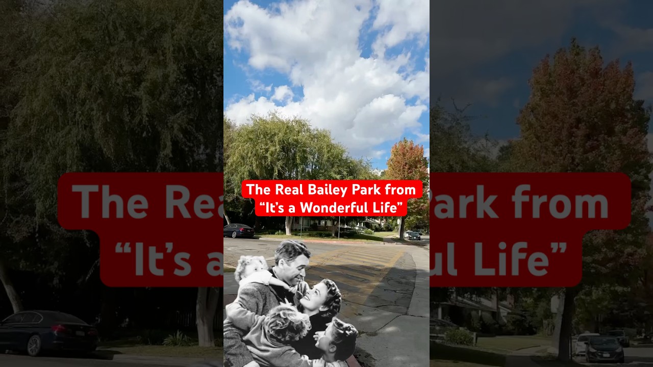 This real neighborhood stood in as Bailey Park in “It’s a Wonderful Life” 