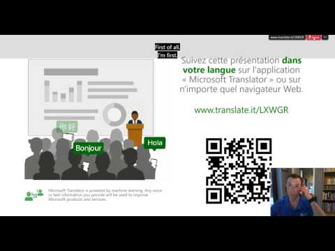 Walkthrough of PowerPoint Presentation Translator : real-time subtitles and language translation