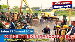 PARAH‼️ KONDISI TERKINI TANGGUL JEBOL MARGA KAYA KARAWANG 