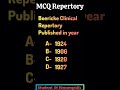 Boericke Clinical Repertory Published In the year||Boericke Clinical Repertory #Shorts