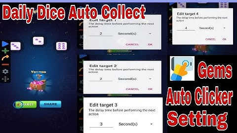 Daily dice Auto Collect Setting|| Auto Clicker Setting|| Ludo Titan Tricks