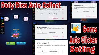 Daily dice Auto Collect Setting|| Auto Clicker Setting|| Ludo Titan Tricks screenshot 2