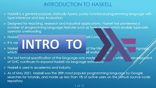 Introduction to Haskell | What is Haskell | Features | Why use Haskell | Pros and cons of Haskell