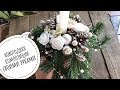 Новогодняя композиция своими руками | как сделать композицию со свечой | Christmas decoration DIY