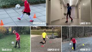 Skills Challenge: Round 1 - U10/U11 - Juggling Figure 8