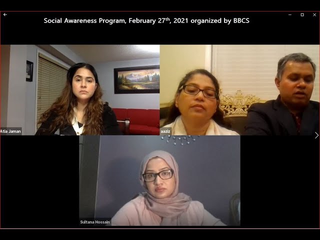 Social Awareness Program during the COVID Pandemic, February 27th, 2021 organized by BBCS