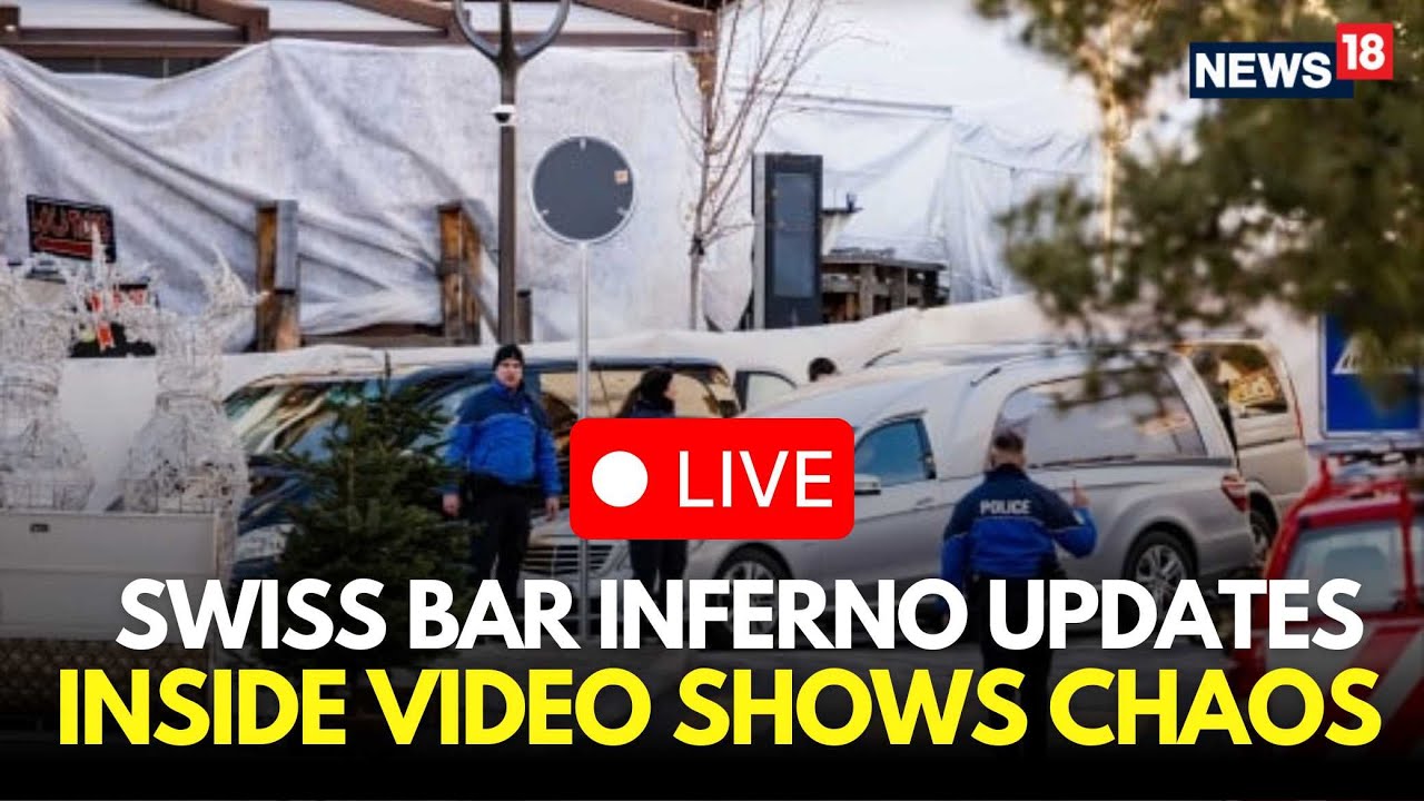 Swiss Bar Explosion LIVE | CCTV Footage Reveals How The Chaos Unfolded? | Switzerland | N18G