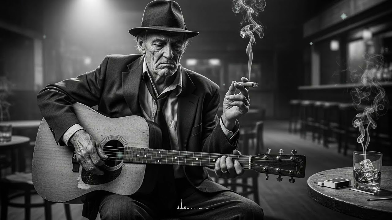 Slow Blues Lounge | Smooth Guitar Grooves & Calm Emotional Night Mood