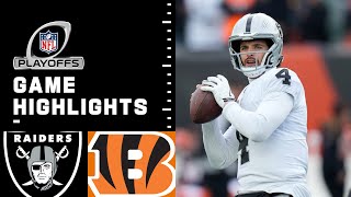 Raiders' Top Plays vs. Bengals | Wild Card | Highlights | NFL