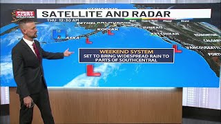 Daily T-storms to close out the week, with widespread coastal rain arriving this weekend