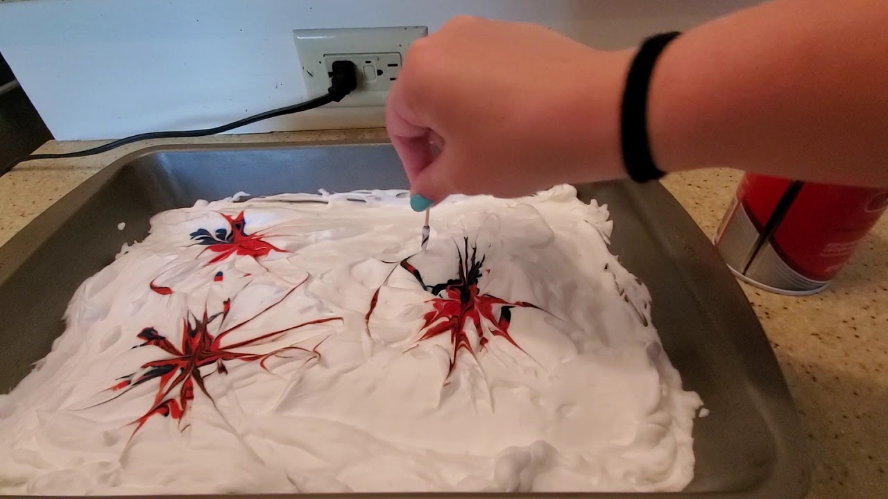Fun Memorial Day activity (shaving cream fireworks) YouTube