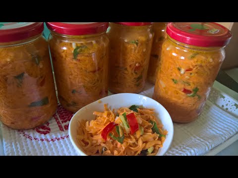 Video: Korejska Salata Od šargarepe