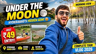 UNDER THE MOON HYDERABAD 📍| Most Beautiful HIDDEN Gem 😍 | JUST ₹49 ENTRY 😱  | Full Tour Vlog 2026