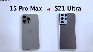 iPhone 15 Pro Max vs S21 Ultra - Speed Performance Test