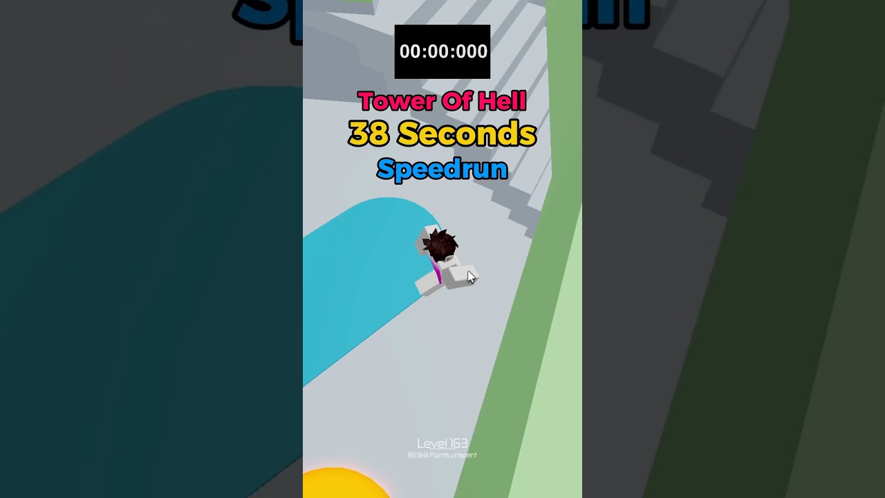 38 Seconds Speedrun🏃💨🔥 | Tower Of Hell Pro🤴 