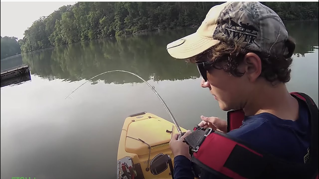 Kayak Fishing Fort Loudon Lake Knoxville, Tennessee YouTube