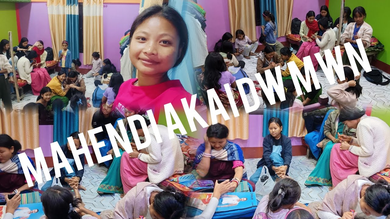 #ADA NI HBA NI MAHENDI LADW MWN 🥰💚❤️