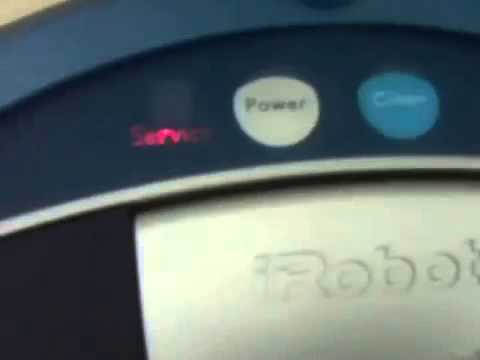 irobot scooba 380 error while charging red service light scooba red light