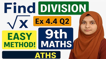 9th Class New Maths | Exercise 4.4 Question 2 | All Parts | Find Square Root by Division Method
