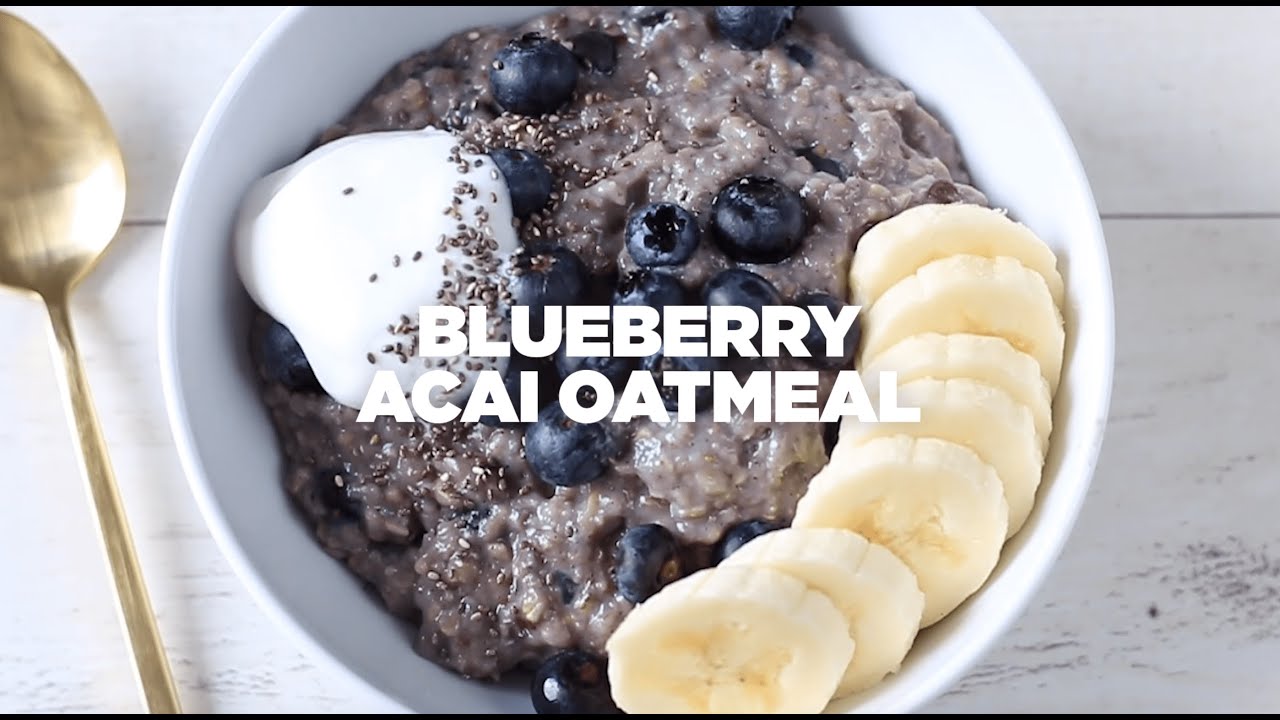 Blueberry Acai Oatmeal