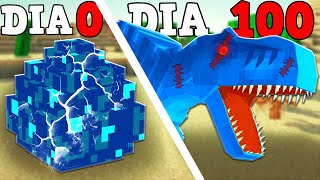 100 Dias Na Era Dos Dinossauros Em Busca Do Primeiro Dino Minecraft