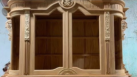 Siêu Phẩm Tủ Rượu Cổ Điển Gõ Đỏ Hàng Nam Sản Xuất - Số 232 - Đồ Gỗ Hoà Phát