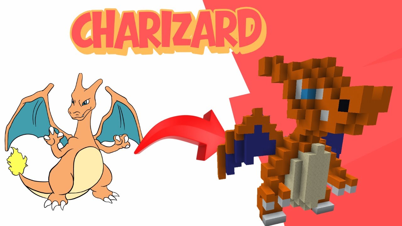 Build AMAZING Charizard in Minecraft - YouTube