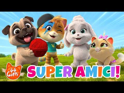 Video 44 Gatti | Cani e Gatti Amici per Sempre! ? +40 Minuti di Episodi Interi