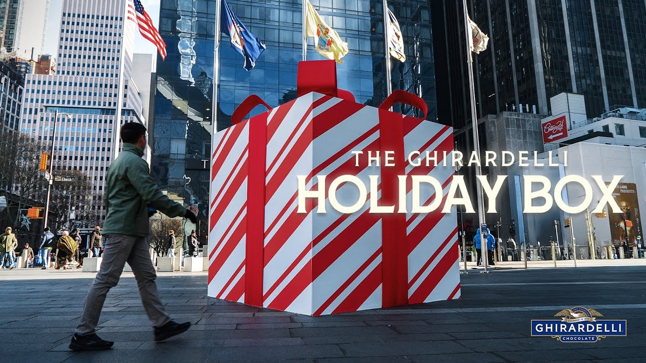 Ghirardelli Celebrates National Peppermint Bark Day - YouTube