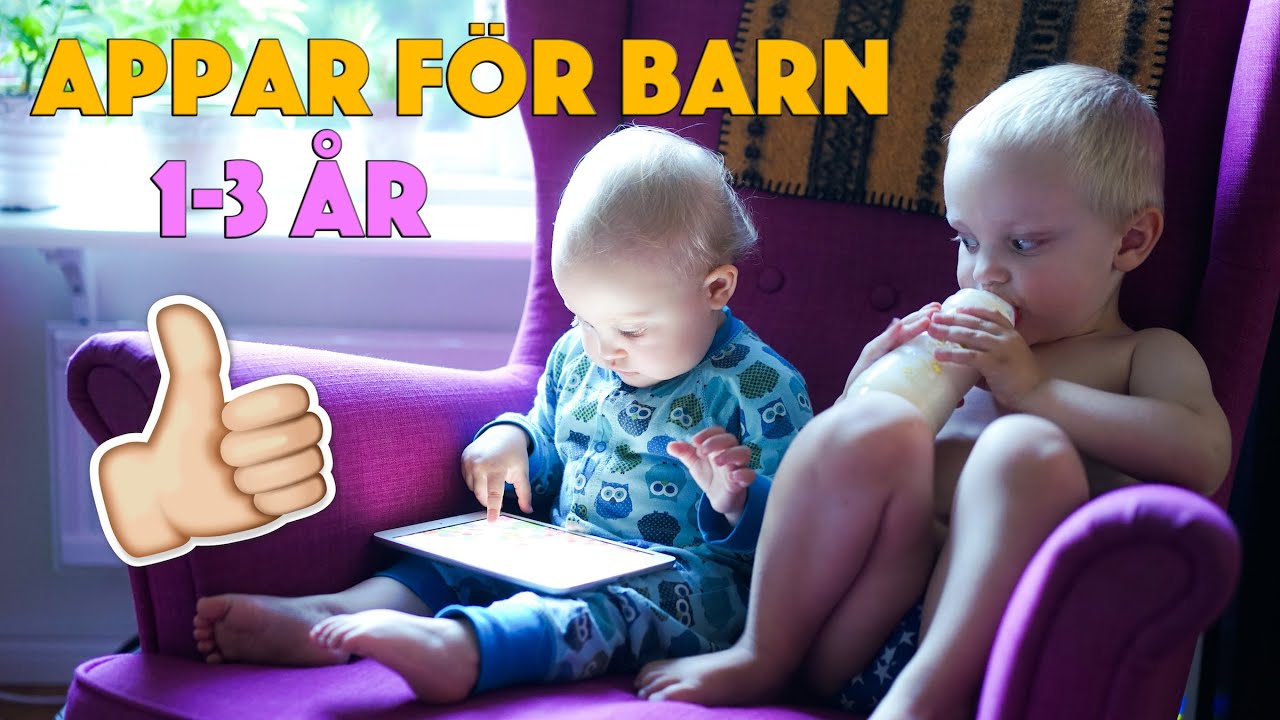 3 Tips! Bra appar för barn 1-3 år, iPad