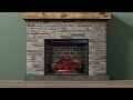 Country Living Dixson Smart Electric Fireplace Mantel Package Assembly