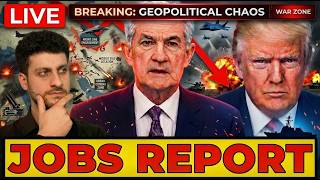 🚨 US JOBLESS CLAIMS LIVE: Jobs Falling, WAR Escalates, Market Crash — Is the Fed Trapped?