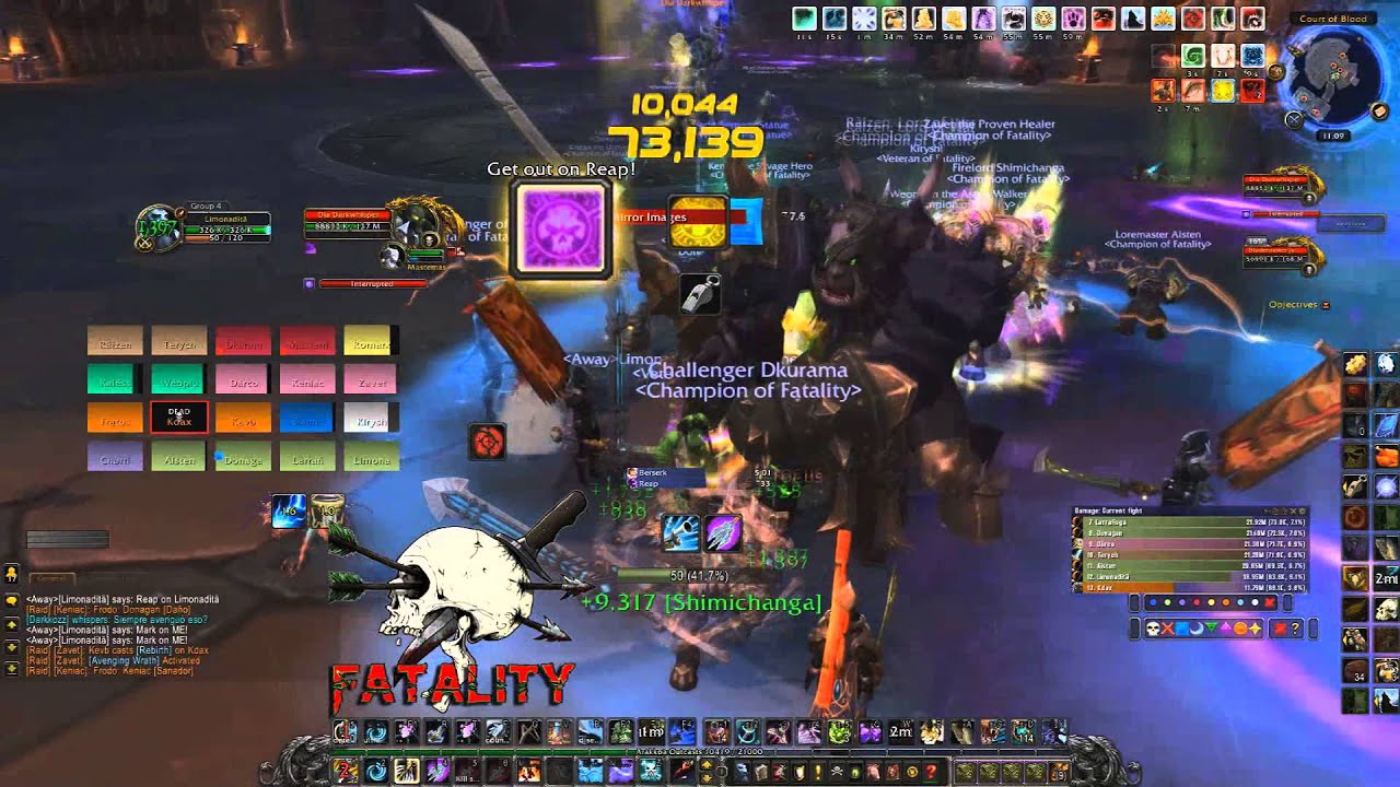 fatality alliance guild vs Hellfire High Council Mythic 20 man