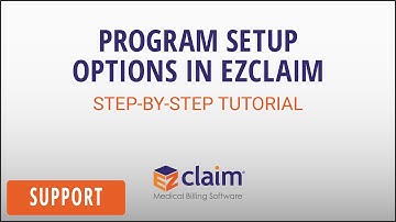 Program Setup Options in EZClaim