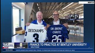 France will train at Bentley University in Waltham during the World Cup 
