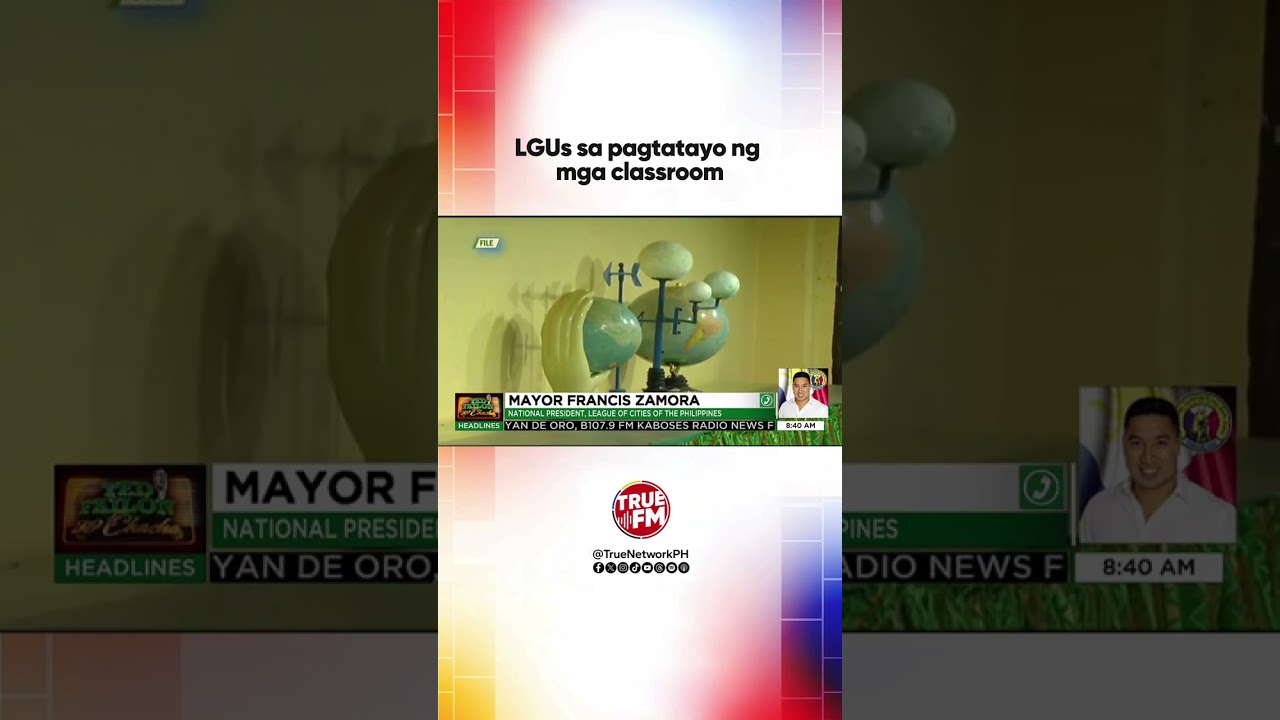 LGUs sa pagtatayo ng mga classroom | Ted Failon & DJ Chacha