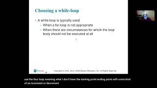 Savitch C++ Section 3.3 More about C++ Loop Statements - Part 4 Which Loop To Use