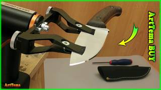 How Pros Sharpen Survival and Bushcraft Knives ► Using Knife Sharpener HAPSTONE RS
