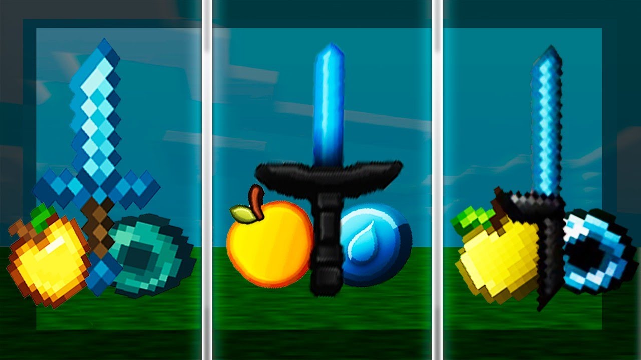 TOP 3 MEJORES TEXTURE PACKS para SKYWARS, PVP y UHC SUBE FPS +FULL ...