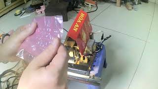 Nâng cấp máy hàn miệng túi tự chế từ phế liệu thành máy hàn tự động.