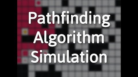 Pathfinding Algorithm Simulation