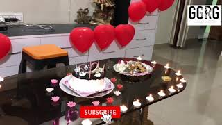 Birthday Decorations Ideas At Home Simple | Birthday Balloon Decoration Ideas |वाढदिवस सजावट #shorts