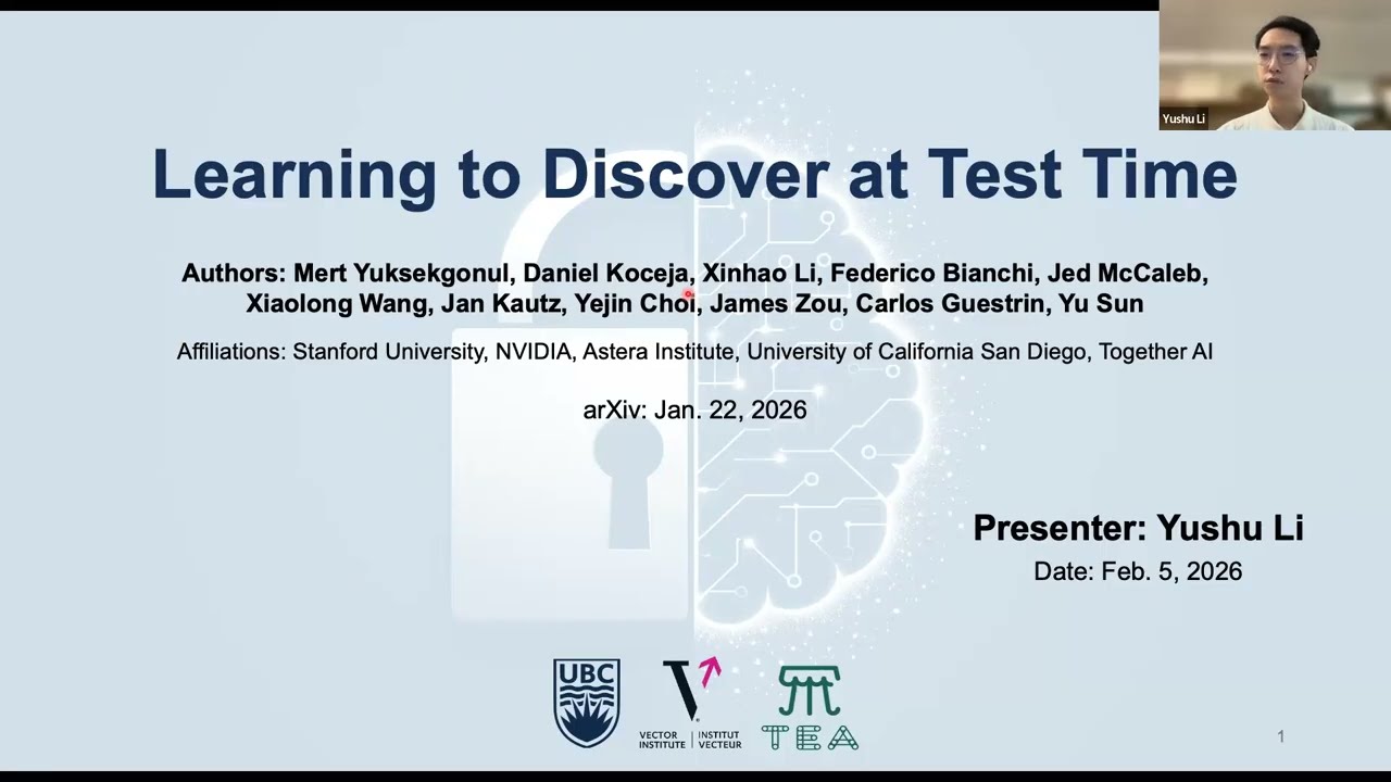 TEA Reading Sharing - 2026/02/05