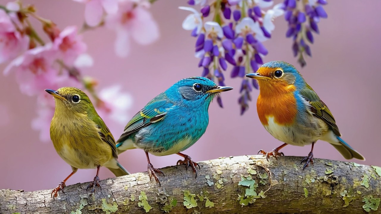 Soothing Piano & Bird Sounds for Stress Relief | No Ads | Calm Morning Ambience for Work and Study